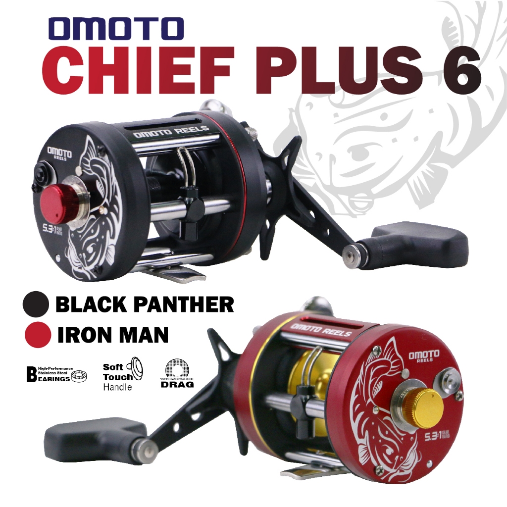 รอกเบท OMOTO CHIEF PLUS 6