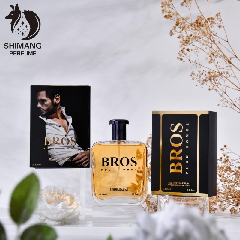 SHIMANG 【ซื้อ 1 แถม 1】Bros Pour Homme สเปรย์น้ำหอมสำหรับผู้ชาย พร้อมกล่องของขวัญ