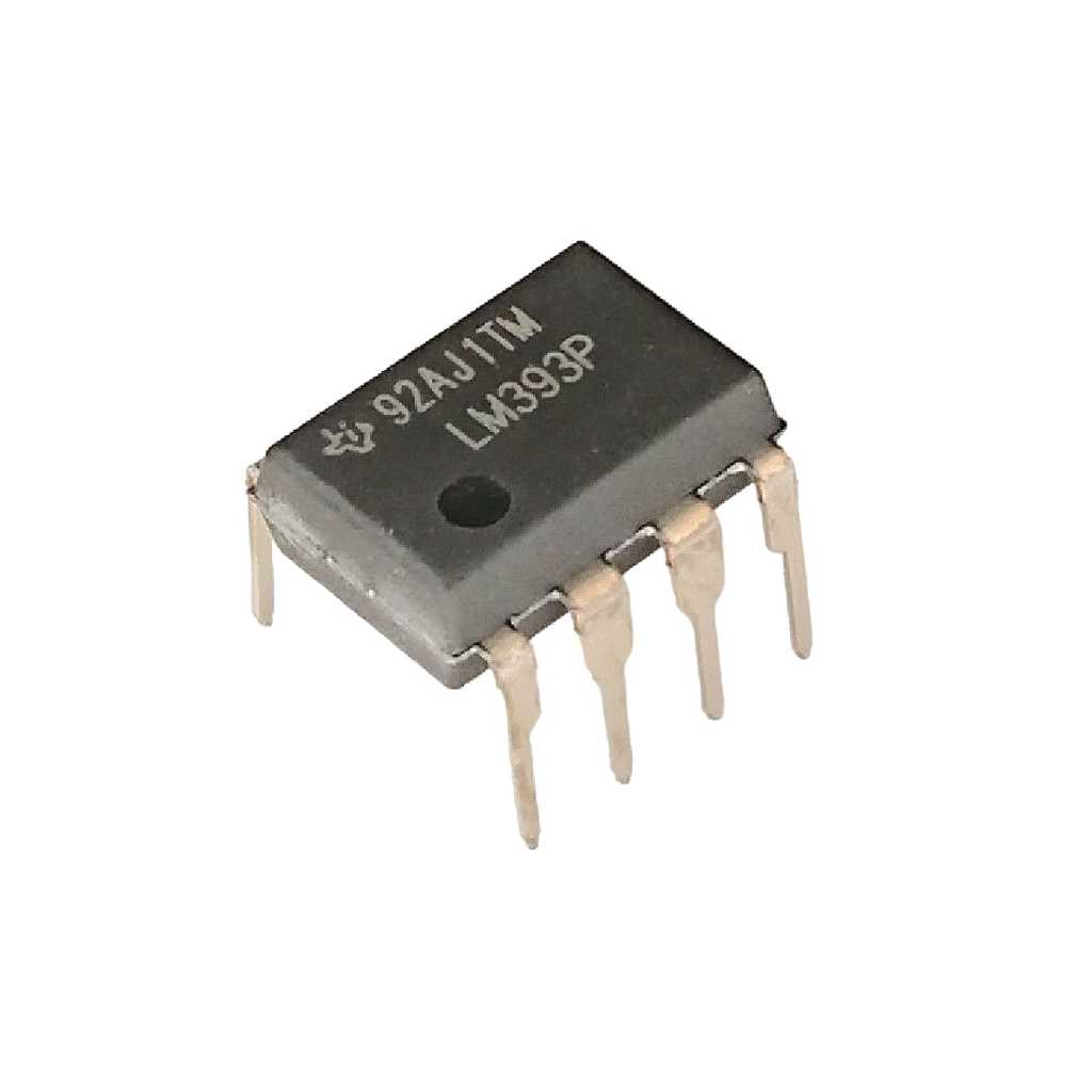 LM393P LM393 Dual Comparators IC ไอซี ยี่ห้อ Texas Tnstruments