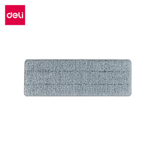 Deli ผ้าม็อบ อะไหล่ผ้าม๊อบถูพื้น ไมโครไฟเบอร์ แบบหนา สำหรับเ…