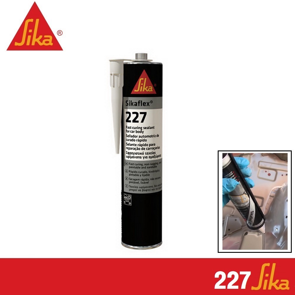 Sika Sikaflex 227 กาวโพลียูรีเทนหลอดแข็ง 310มล. สีขาว Polyurethane Sealant White Cartridge