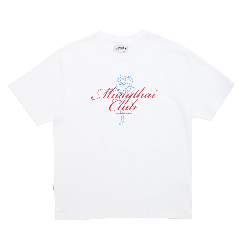 MAHANAKHON MUAY THAI CLUB OVERSIZED T-SHIRT WHITE