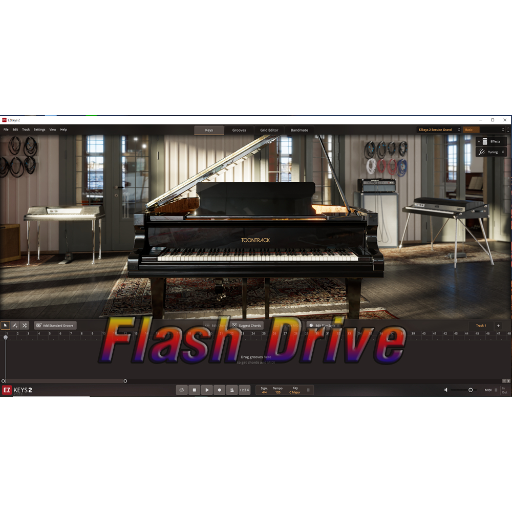 ปลั๊กอินเปียโนเสมือนจริง EZkeys 2 พร้อมเปียโน SessionGrand / SoulRoadsOne เป็นเครื่องทำเพลงที่ทรงพลั