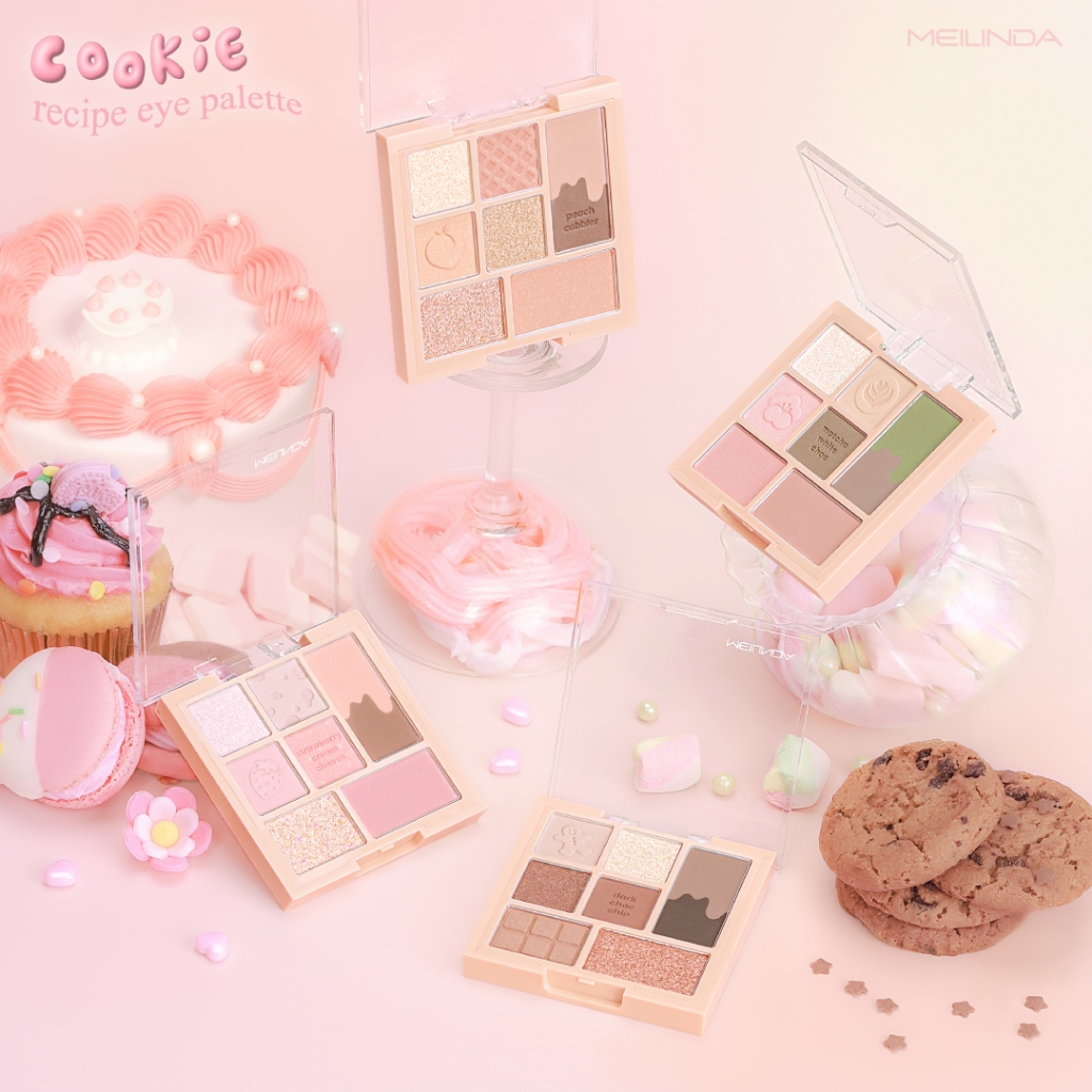 อายแชโดว์ ทาตาเมลินดา MEILINDA Cookie recipe eye palette  MC3128 ราคา ถูกที่สุด ดีลบีเคเค
