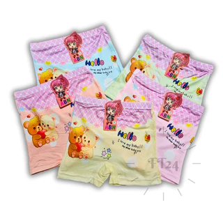 ABN Kids แพค 10 ตัว กางเกงในเด็กผู้หญิง สีพาสเทล สุ่มลาย 1 แพค/ลาย น่ารัก ใส่สบาย แบรนด์ไทย