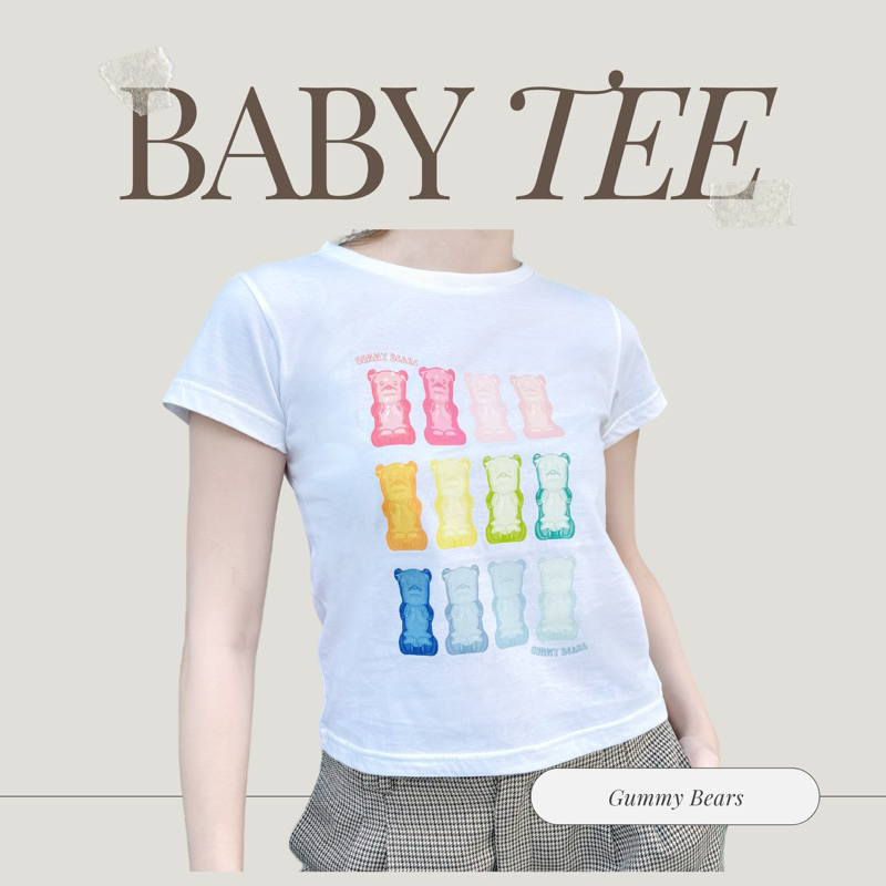 (new) Baby tee - GUMMY BEARS