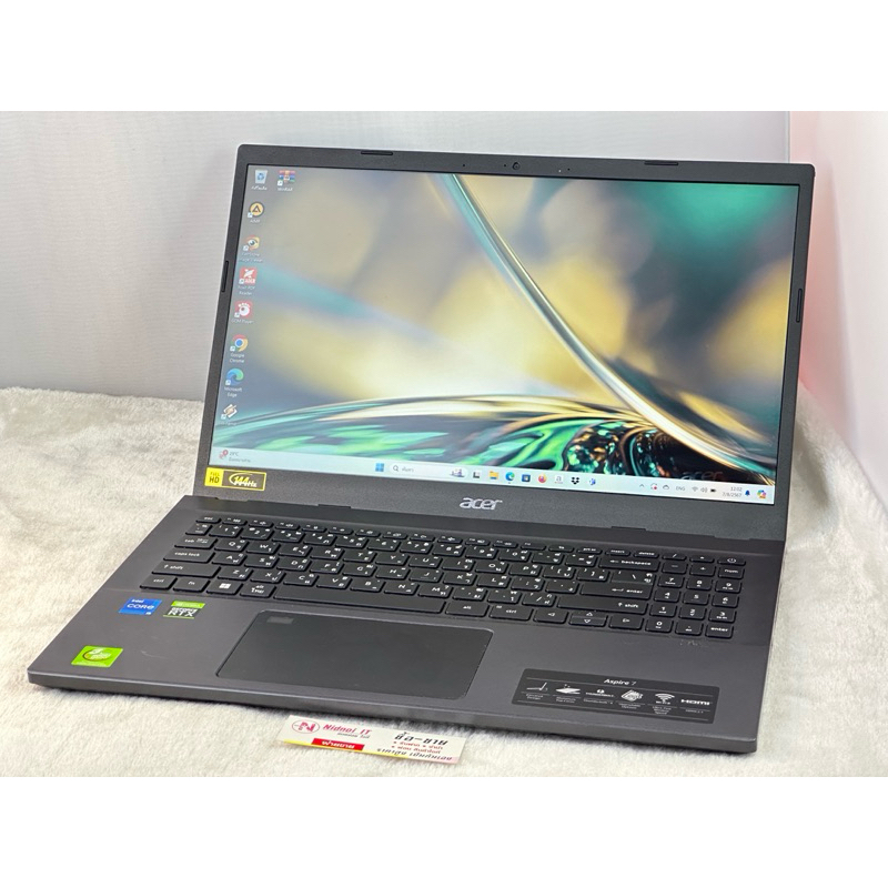Acer Aspire 7 i5 Gen 12 RTX 3050 จอ 144Hz A715-51G-51HN (NB1322)
