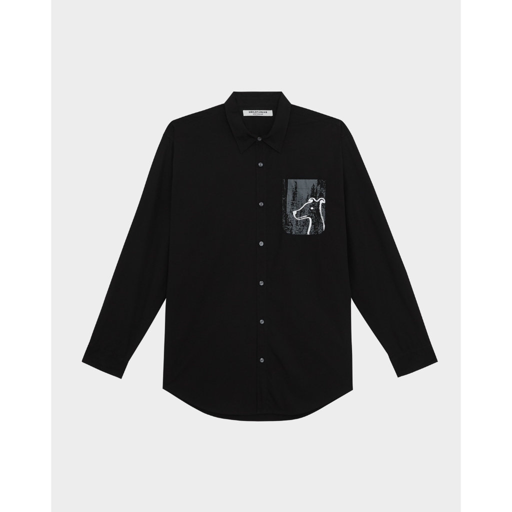 POCKET SHIRT WITH GRAPHIC PRINTED