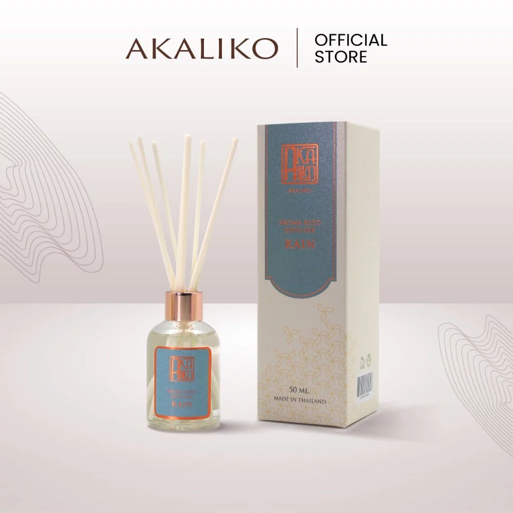 AKALIKO Aroma Reed Diffuser 50 ml อะกาลิโก ก้านไม้หอมปรับอากาศ ก้านไม้หอมกระจายกลิ่น น้ำหอม อโรม่า aromatherapy กลิ่นหอม