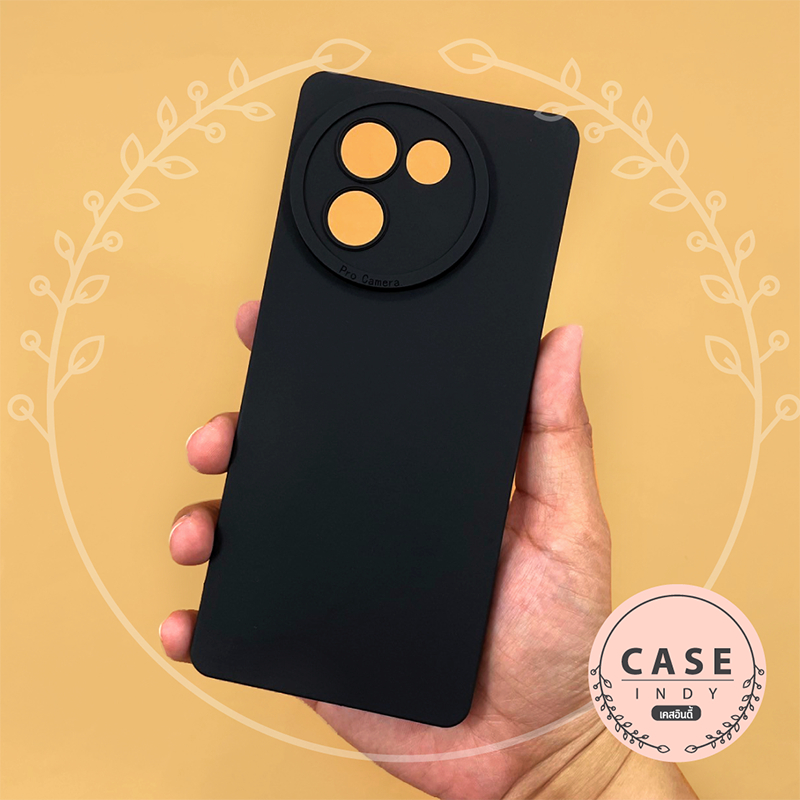 เคสนิ่มสีดำ TPU กันกล้องนูน วัสดุซิลิโคนนิ่มไม่หนามากVivo S1 S1Pro V5 V9 V11 V11i V15 V15Pro V20 Y12