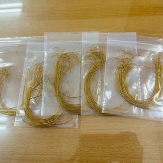 ส่งด่วน1วัน ดิ้นทอง แบบถัก สีทอง/สีเงิน หูหิ้ว สำหรับห้อยป้ายแท็กหรือตกแต่งความยาว 100 เมตร หนา1มิล📍
