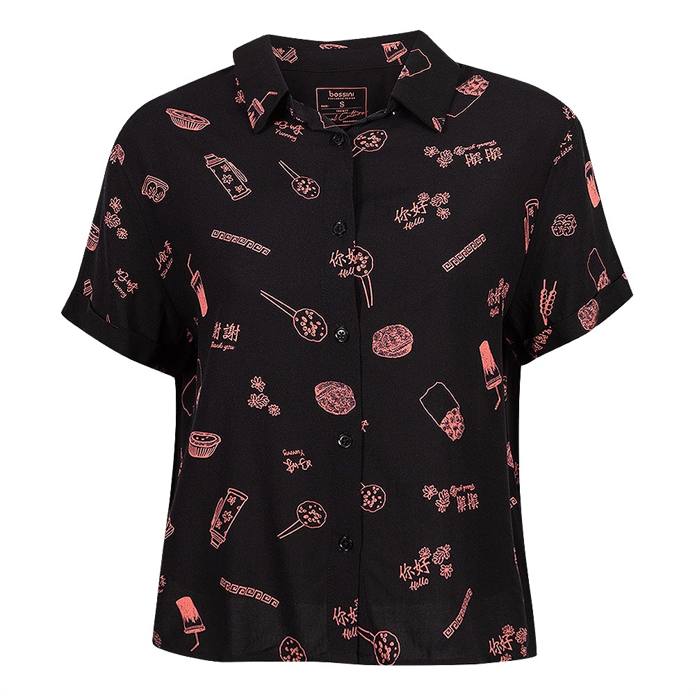 BOSSINI เสื้อเชิ้ตแขนสั้น ผู้หญิง รหัส 242213005