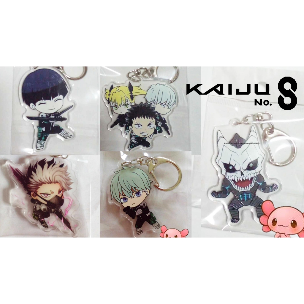 **พร้อมส่งในไทย** พวงกุญแจ kaiju no.8  Kafka Hoshina reno (แพ็คใส่กล่อง)
