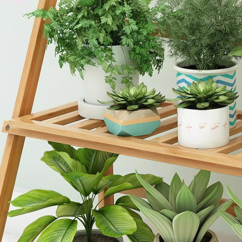 ชั้นวางกระถางต้นไม้ ชั้นวางต้นไม้กระถางต้นไม้ ที่วางต้นไม้ ชั้นวางต้นไม้กลางแจ้ง กันน้ำกันสนิม รับน้ำหนักได้มาก - รูปที่ 6