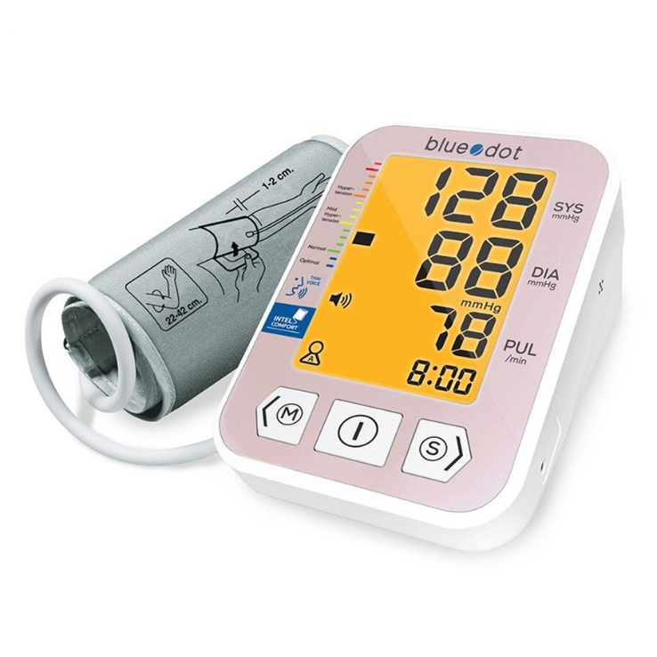 เครื่องวัดความดัน เครื่องวัดความดันโลหิต ค่าชีพจร แบบดิจิตอล Bluedot B-BM01 มีเสียงพูดภาษาไทย (รับปร