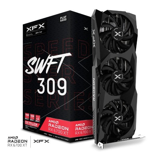 RX6700XT 12GB GDDR6 SPEEDSTER QICK319 XFX