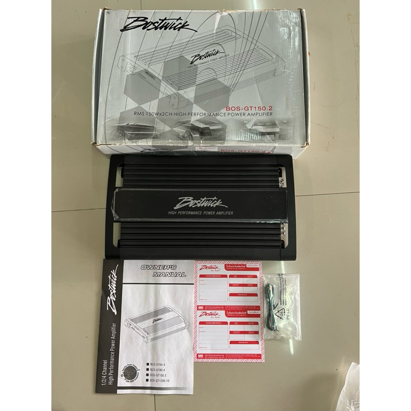 2295บาท 200x2Ch Class AB ยี่ห้อ Bostwick