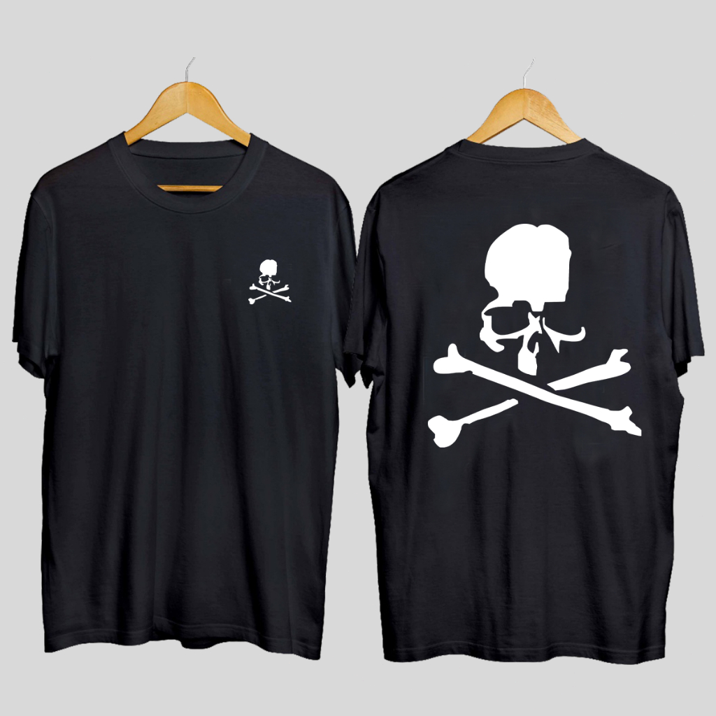 เสื้อยืดผู้ Mastermind Skull and Bone Print Tshirt S-5XL