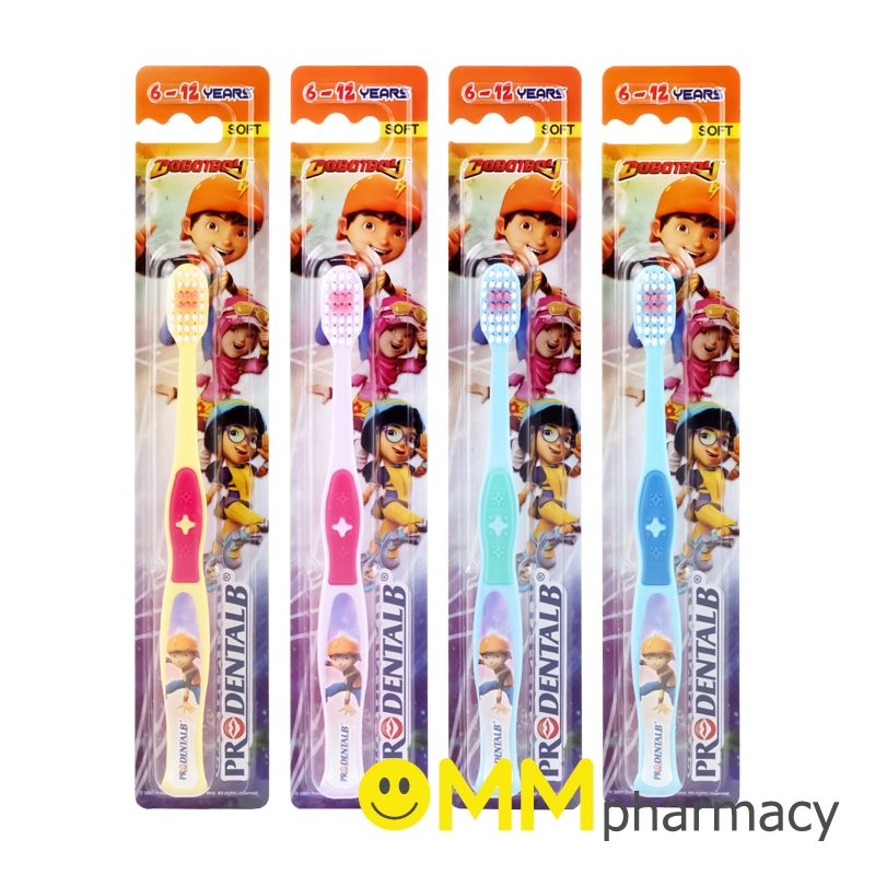 PRODENTALB แปรงสีฟัน สำหรับเด็กอายุ 6-12 ปี (คละสี)