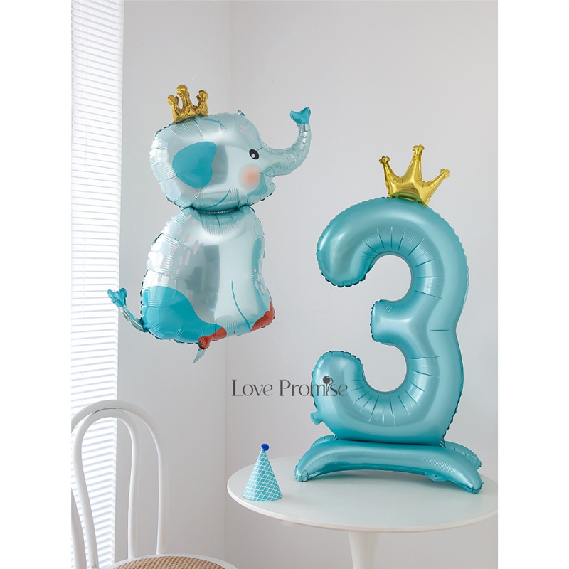 ลูกโป่งฟอยล์รูปสัตว์ ตกแต่งงานปาร์ตี้ งานวันเกิด  น่ารักสุดๆ ขนาดใหญ่ มีให้เลือกหลายแบบ - รูปที่ 5