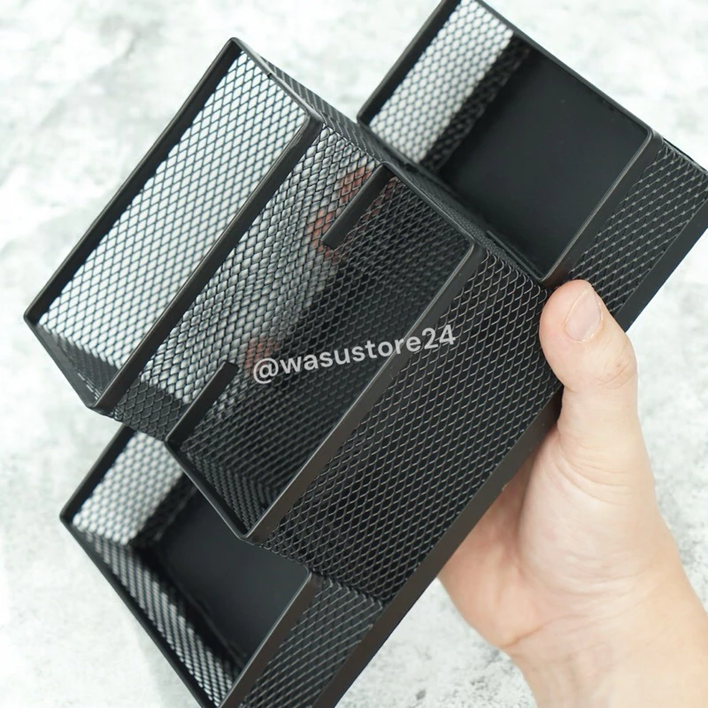 🔥พร้อมส่ง ใน 🇹🇭🔥 wasu.store24 WS003 กล่องเหล็กใส่ปากกา กล่องอุปกรณ์เครื่องเขียน ใส่ปากกา ชั้นเก็บ thumbnail 7