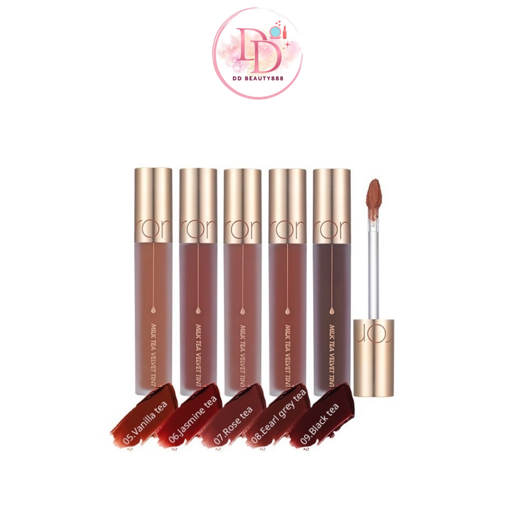 ลิปเนื้อกำมะหยี่ ROM&ND Milk Tea Velvet Tint 4.4g