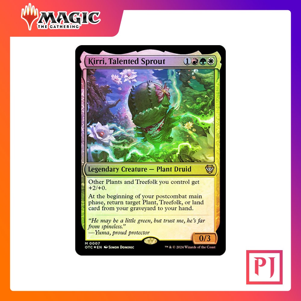 [MTG] Kirri, Talented Sprout [OTC] [MULTI] [MYTHIC] [FOIL] [ENG] (การ์ดเมจิค / Magic the Gathering)