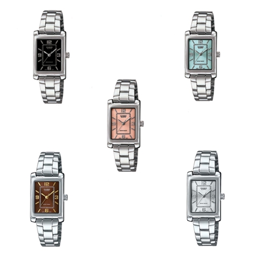 CASIO นาฬิกาข้อมือผู้หญิง รุ่น LTP-1234DD,LTP-1234DD-1A,LTP-1234DD-2A,LTP-1234DD-4A,LTP-1234DD-5A,LT