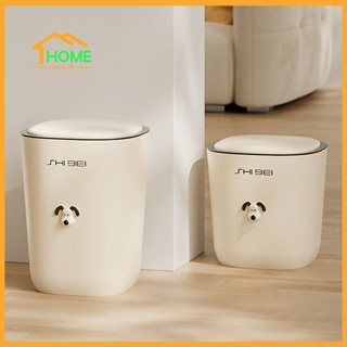 Happylife ถังขยะน่ารักพร้อมฝาปิด ถังขยะพลาสติก ลายน่ารักๆ ถั…