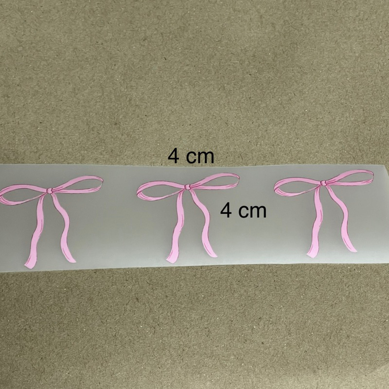 ตัวรีดติดเสื้อ ลายโบว์ ตกแต่ง ตัวรีดร้อน สติกเกอร์รีดติดเสื้อ