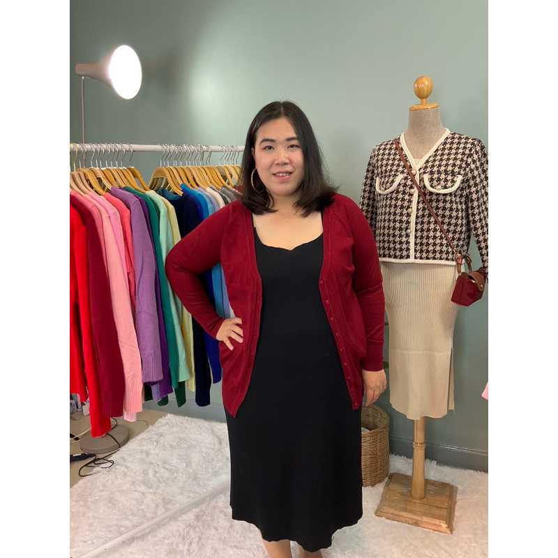 เสื้อคลุม Cardigan JUMBO งานป้าย