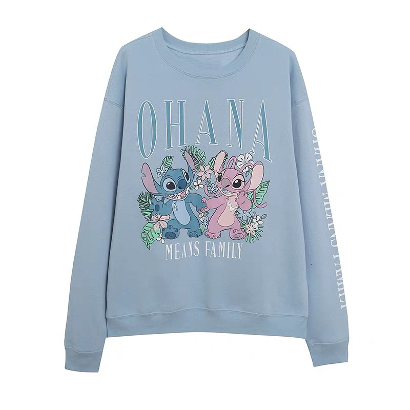 สเวตเตอร์ เสื้อวอร์ม สกรีนลาย STITCH แบรนด์ Disney แท้ % (TS157)