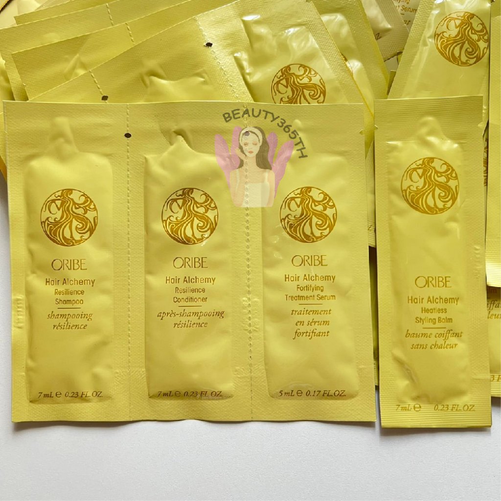 Oribe Hair Alchemy Treatment Serum, Shampoo, Conditioner