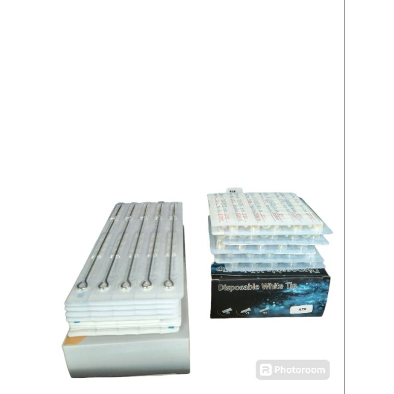 เข็มก้านพร้อมปลายพลาสติก 1 ชุด มี50อัน