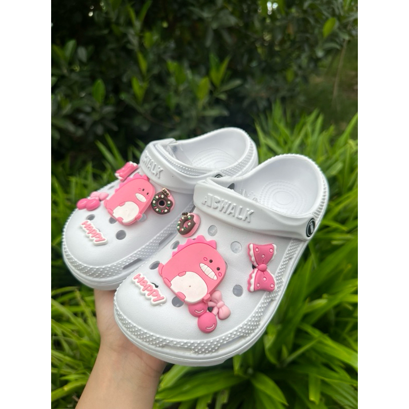 💦พร้อมส่ง💦(มีขนาด 36-44 ค่ะ)รองเท้าแตะหัวโต แบบสวมรัดส้น ติดการ์ตูนน่ารักๆ มีน้ำหนักเบา ใส่สบาย พื้นปรกติ รุ่น520