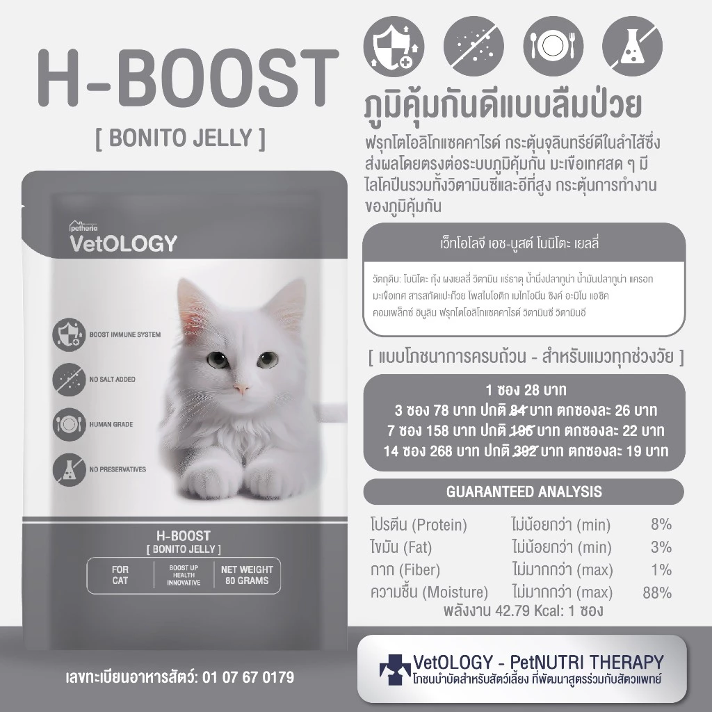VetOLOGY อาหารเปียกแมวทุกช่วงวัย 80g thumbnail 7
