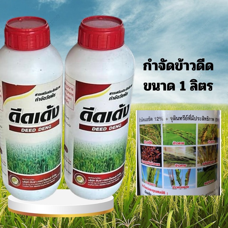 ดีดเด้ง ย่อยสลายเม็ดข้าวดีด ขนาด 1 ลิตร