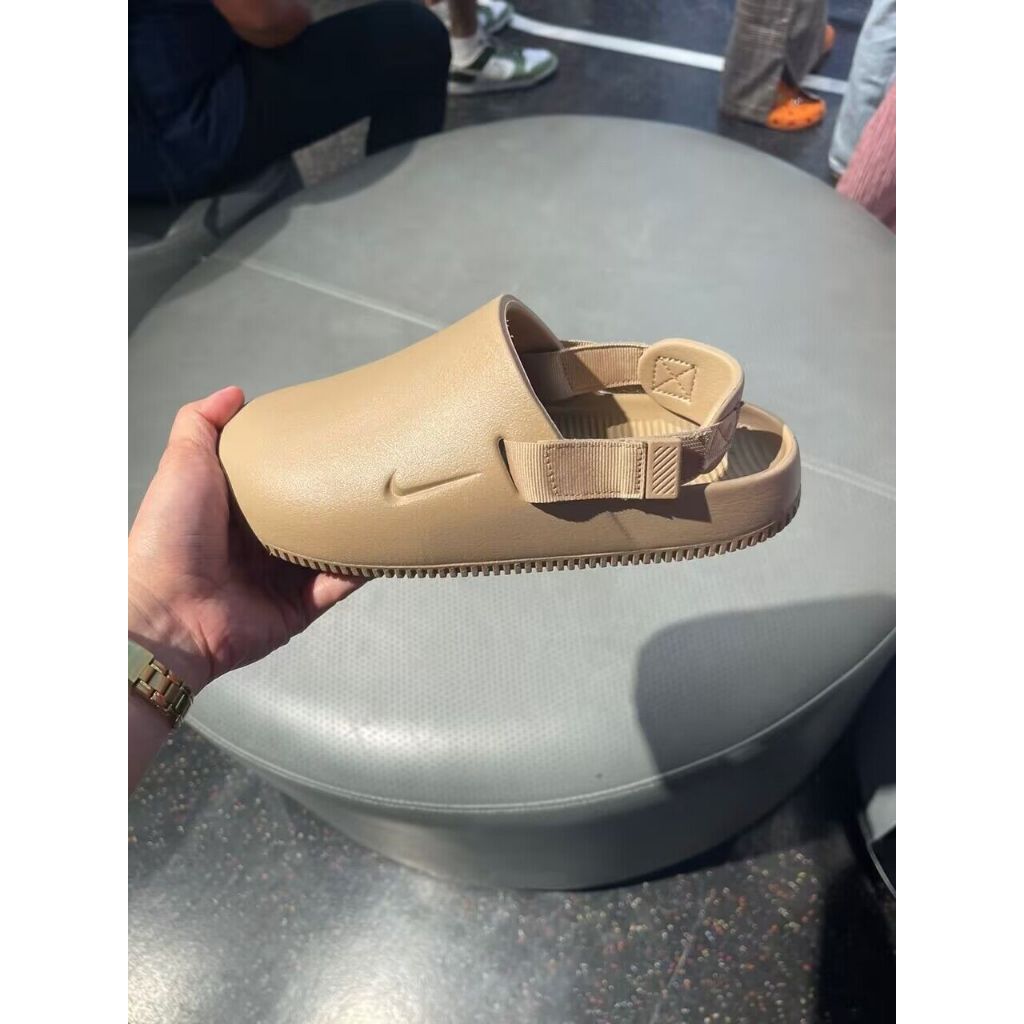 Nike Calm Slide พื้นหนา กันลื่น สําหรับผู้ชาย และผู้หญิง รองเท้าแตะลำลองแบบสวม สำหรับผู้ชาย ร้องเท้าแตะแบบสว