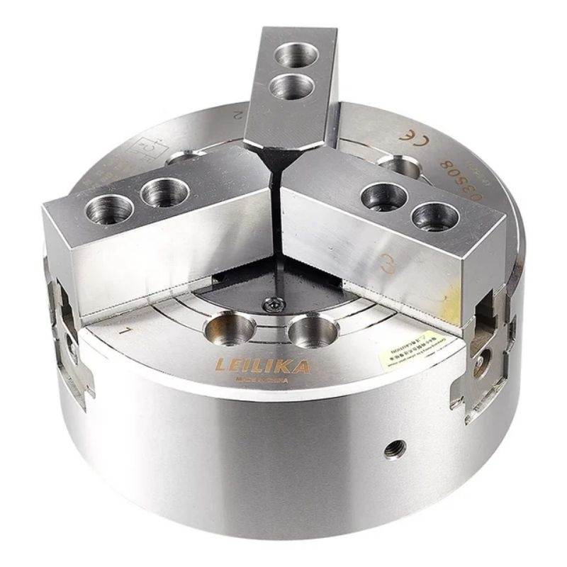 LEILIKA : HYDRAULIC CHUCK for CNC : /หัวจับไฮดรอลิค รูทะลุ 3จับ: 5,6,8,10,12นิ้ว รับประกัน3ปี ราคา ถูกที่สุด โปรบีเคเค แกลเลอรีภาพที่ 4