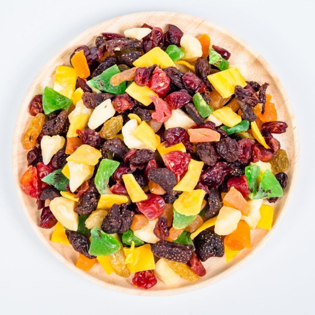 มิกซ์ฟรุ๊ตส์ พรีเมี่ยม Mix Fruits Premium ถุงซิปล็อคขนาด 500g.