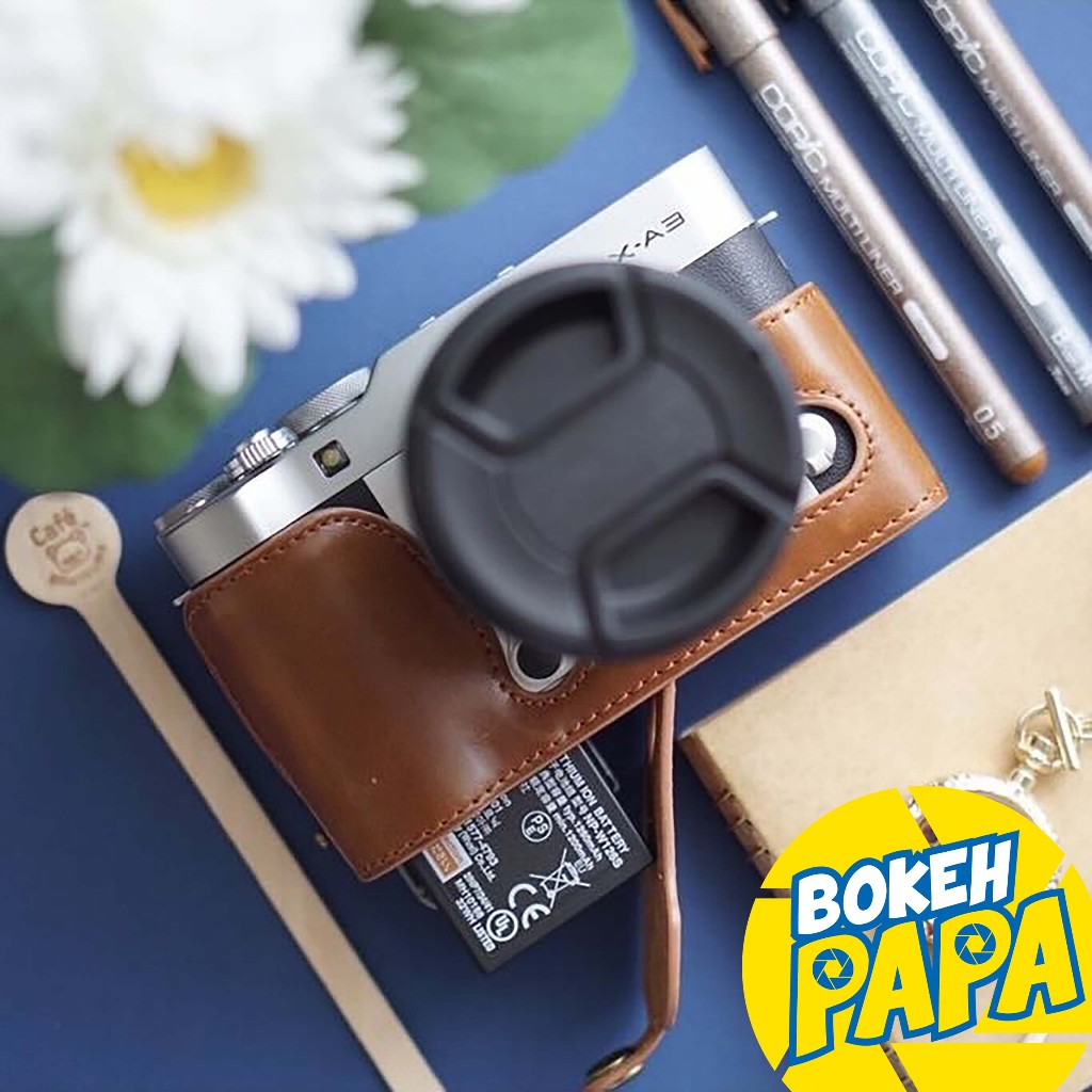 เคส Fuji XA3 / XA5 สามารถเปิดช่องแบตได้ ( เคส หนัง Camera Case / Full case / half case / เคส กล้อง ฟูจิ XA 3 / XA 5 )