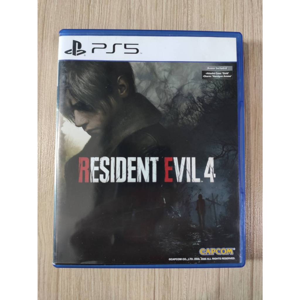 มือสอง PS5 Resident Evil 4 Remake (Z3/Asia) RE 4 Biohazard 4 ปกหลังมีรอยเส้นตามรูป