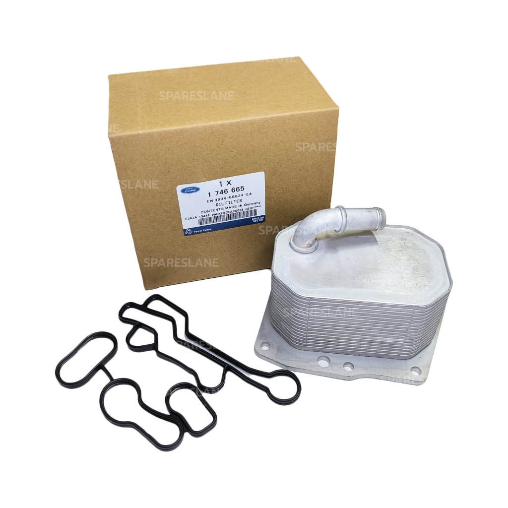 ออยคูลเลอร์ + โอริง FORD RANGER T6, MAZDA BT50 PRO 2.2 3.2 174665 BB3Q-6B624-EA *เทียม *รับประกัน 1 เดือน