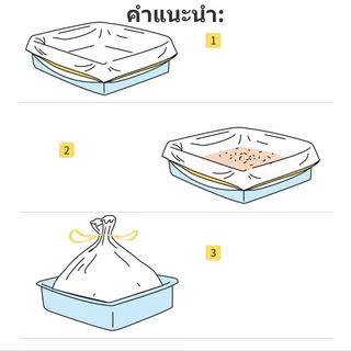 🔥🔥ถุงเก็บทรายแมว ทรายแมวถุงขยะ ใหญ่สุด ของใช้แมว ไม่จำเป็นต้องล้าง กระบะทรายแมว เธอผ่อนคลายมากขึ้น ทรายแมว สะดวก ใช้ง่าย