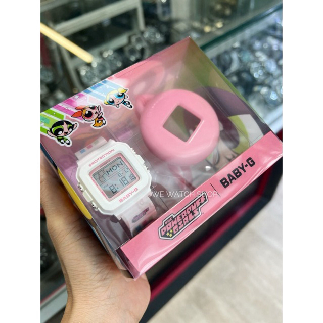 รับประกันศูนย์ไทย CMG ของแท้ Casio  pac-man, Baby-g POWERPUFF GIRLS BGD-10KPP-7DR  BGD-10KPP-7  BGD