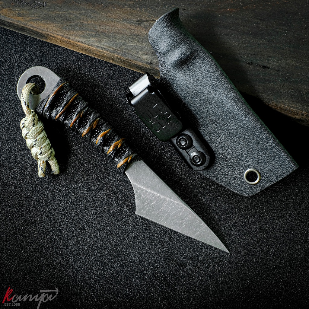 มีด แถม เขียง มีดคิริดาชิ ใบ SK5 kiridashi knife งานทำมือ จากช่างไทย สายยำ หัน ซอย แล่ มีดสายเขียว