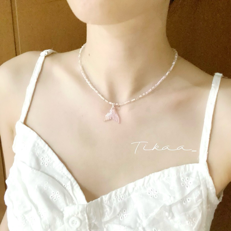 สร้อยหางปลา สร้อยปลาดาว สร้อยลูกปัดใส่ไปทะเล จี้หางปลา และ จี้ผีเสื้อเล่นแสง 🧜🏻‍♀️🦋 - รูปที่ 5