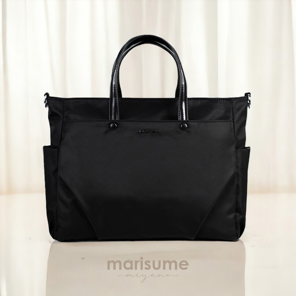 marisume bag รุ่น miyano สีดำ มีให้เลือก 2 ขนาด 15" และ 16" กระเป๋าอเนกประสงค์ มีช่องใส่แล็ปท็อป แท็บเล็ต