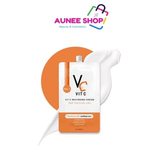 ส่งฟรี/มีไลฟ์ ลด50% 1ซอง วิตซี น้องฉัตร ครีมวิตซี ซอง 7 กร้ม…