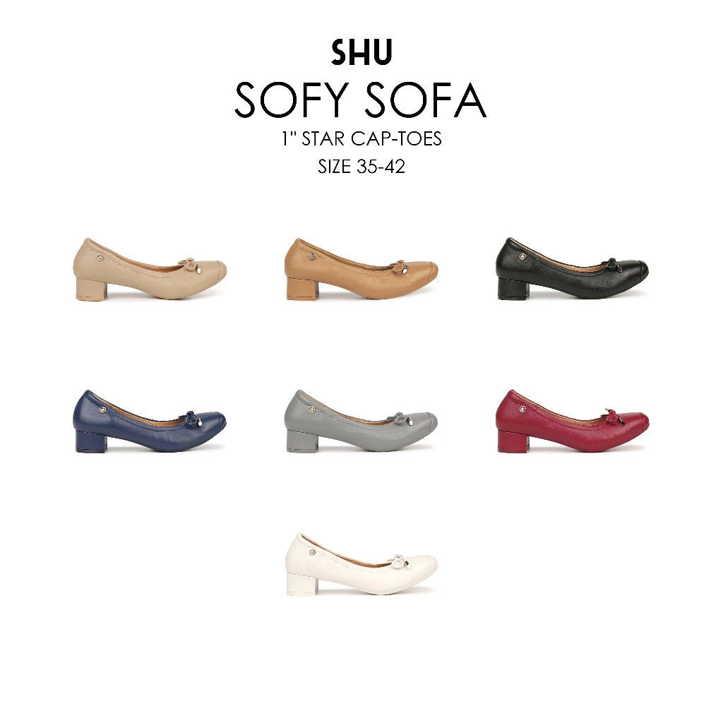 SHU SOFY SOFA 1" STAR CAP-TOES รองเท้าคัทชู